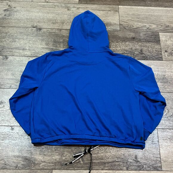 Karl Lagerfeld Paris Parisian Scene Blue Hoodie Sweatshirt - Women’s Size XL - Picture 6 of 8